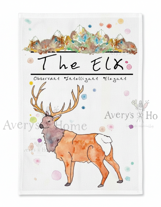 Tea Towel Elk