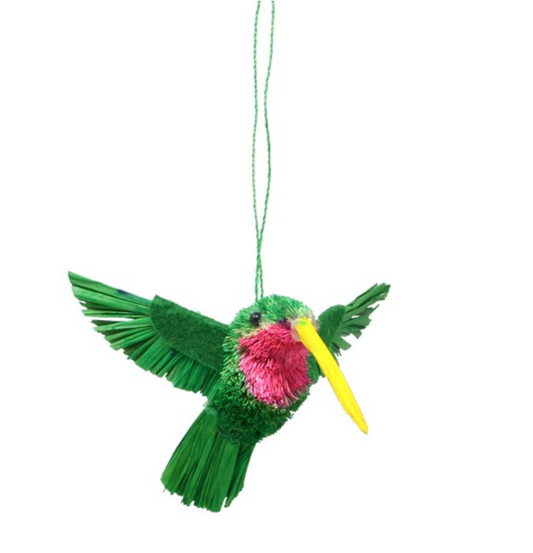 Hummingbird Brush Art Ornament