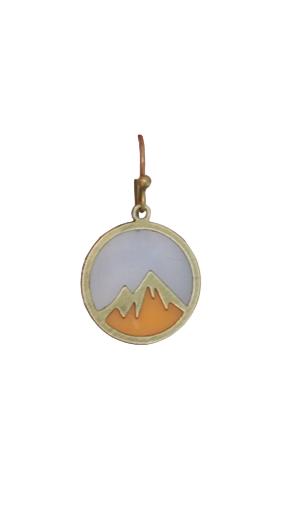 Mini Peaks Stained Glass Resin Earrings