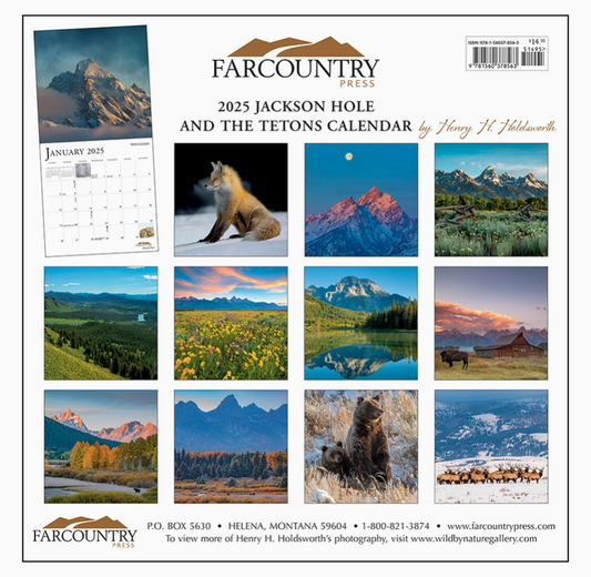 2026 Jackson Hole & the Tetons Calendar