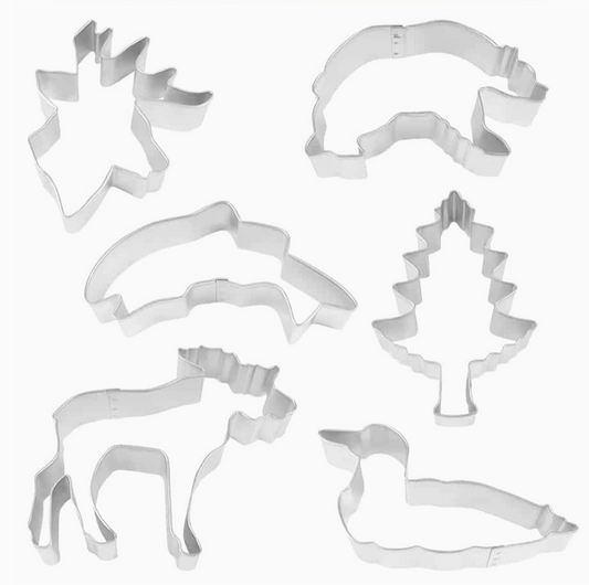 Northwoods 6 Pc Cookie Cutter Set