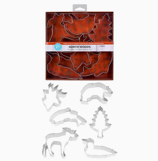 Northwoods 6 Pc Cookie Cutter Set