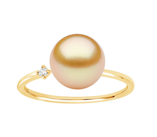 Golden South Sea Open Ring 18KY