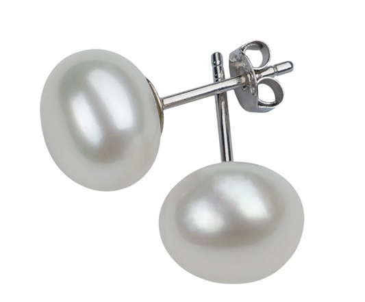 Earrings Freshwater Pearl Studs 8.5-9mm