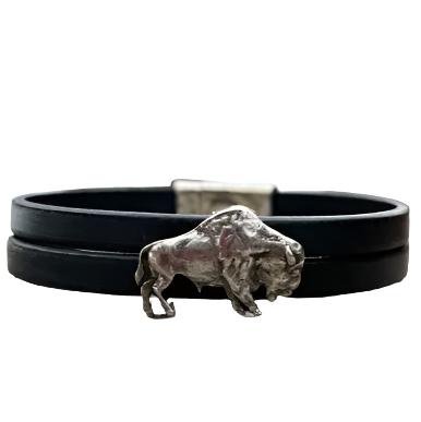 Bison Leather Bracelet