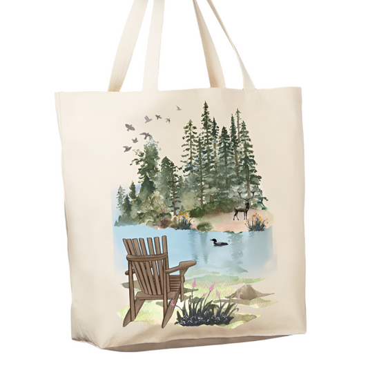 Lake View Tote Bag