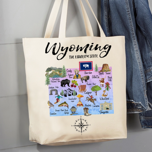 State Map Tote Bag
