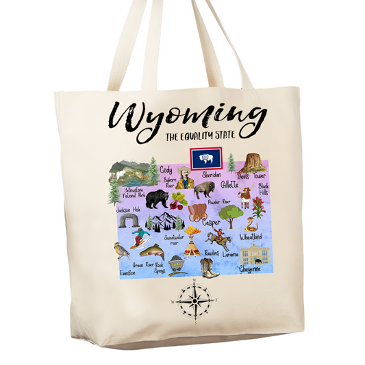 State Map Tote Bag