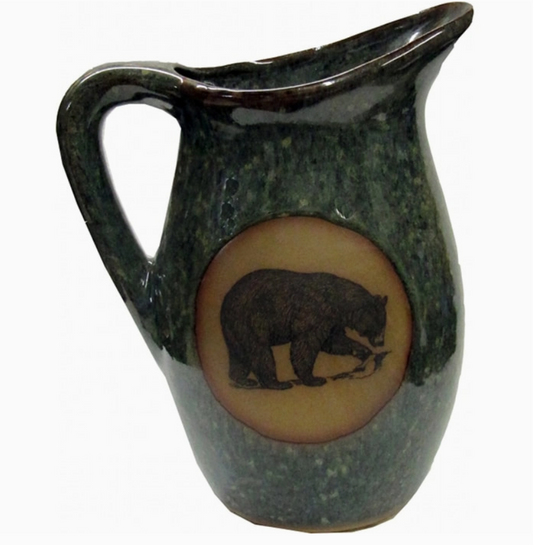 Fishing Bear Milk Pitcher