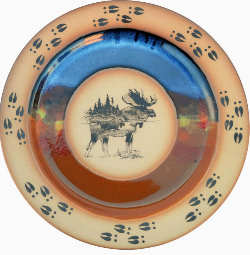 Moosetracks Dinner Plate