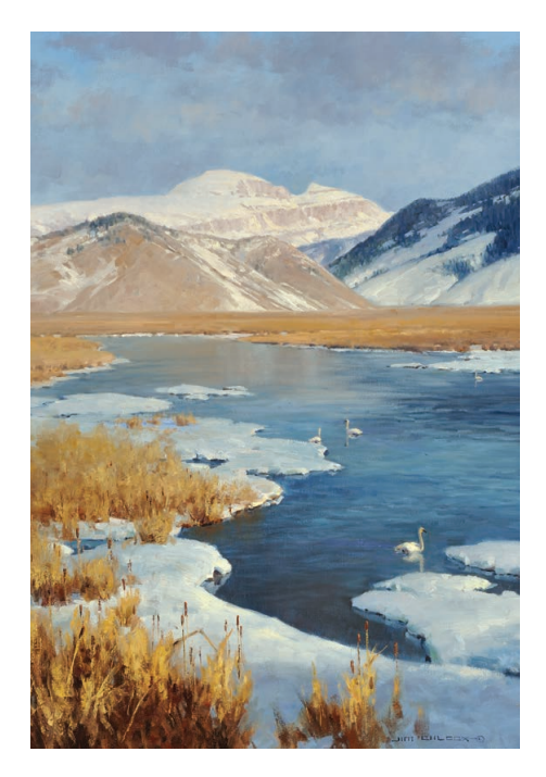 Jim Wilcox 'Trumpeter's Holiday' Postcard