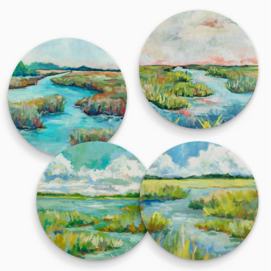 Marshes - Set of 4 Coaster Sets