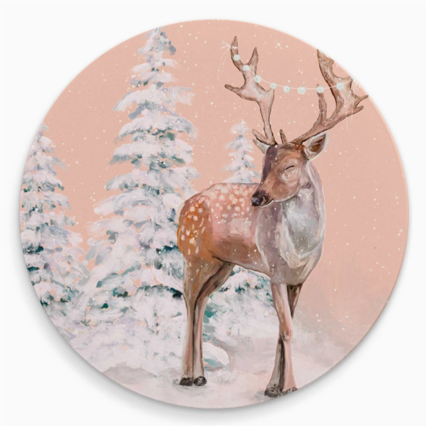 Holiday - Hot Cocoa Deer - Coaster