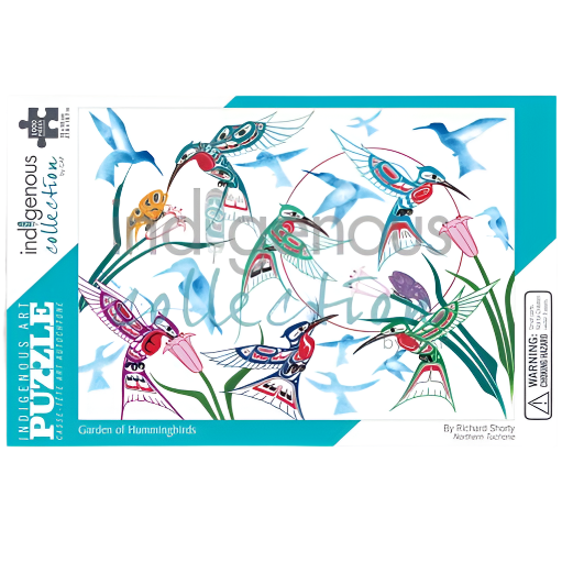 Puzzle Garden Of Hummingbirds