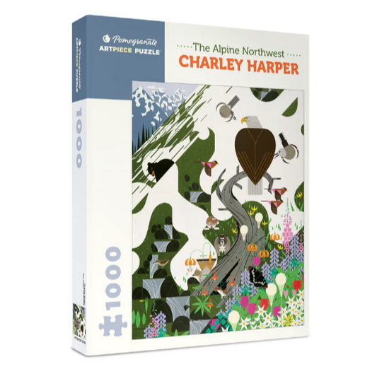 Puzzle The Alpine Northwest 1000-piece By Charley Harper
