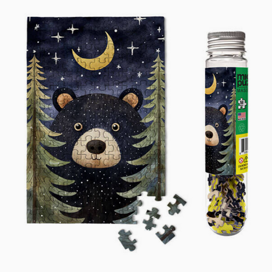 Forest Bear - Wildlife Souvenir Gift Mini Jigsaw Puzzle