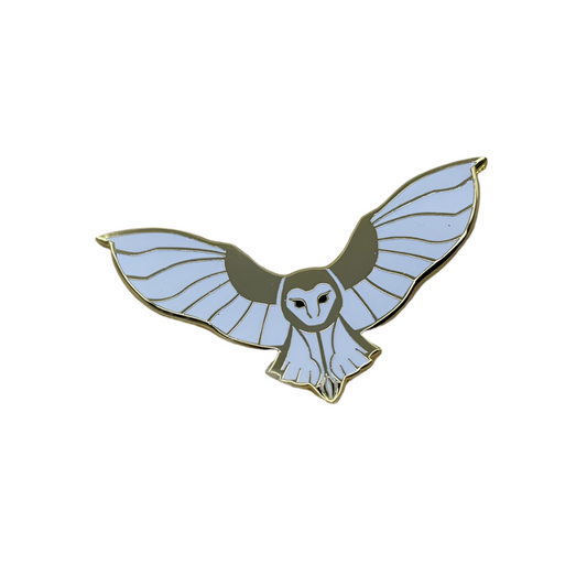 Barn Owl Hard Enamel Pin