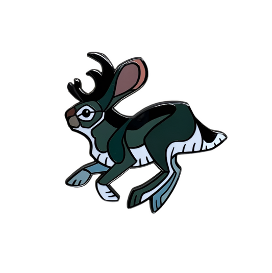 Jackalope Hard Enamel Pin