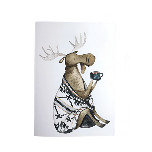 Cozy Moose Card