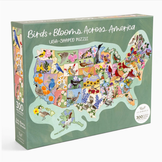 Puzzle Birds & Blooms Across America - 300 Piece