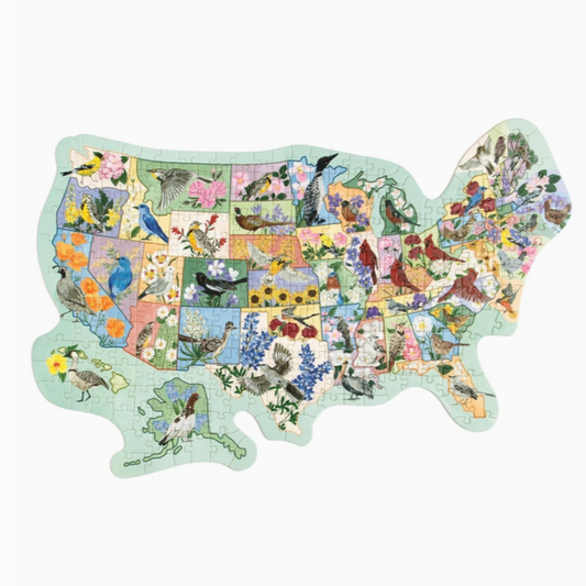 Puzzle Birds & Blooms Across America - 300 Piece