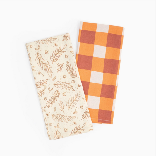 Loose Leaf Kitchen Towel Set