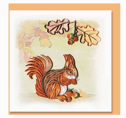 Nutty Squirrel Notecard