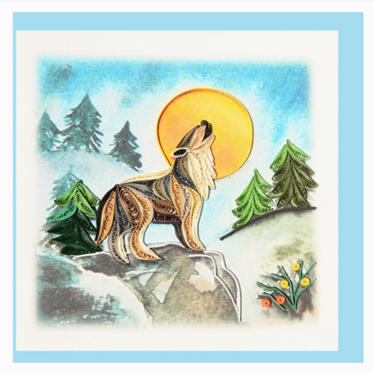 Howling Wolf Notecard