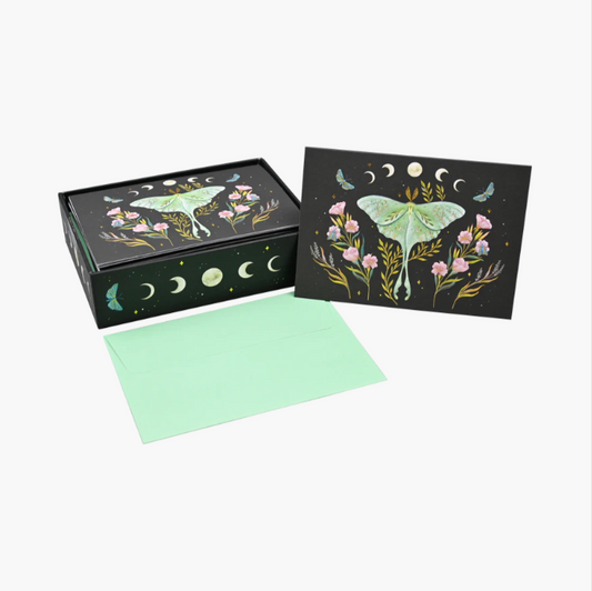 Luna Moth Note Cards