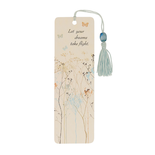 Butterflies Beaded Bookmark