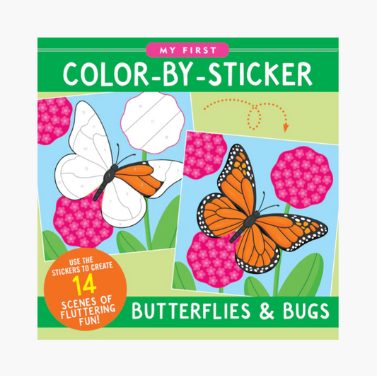 My First Color-By-Sticker Book - Butterflies & Bugs