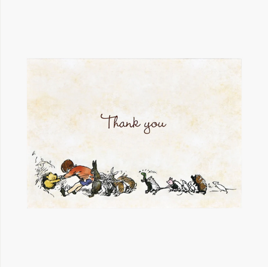 Pooh Bear Thank You Notes