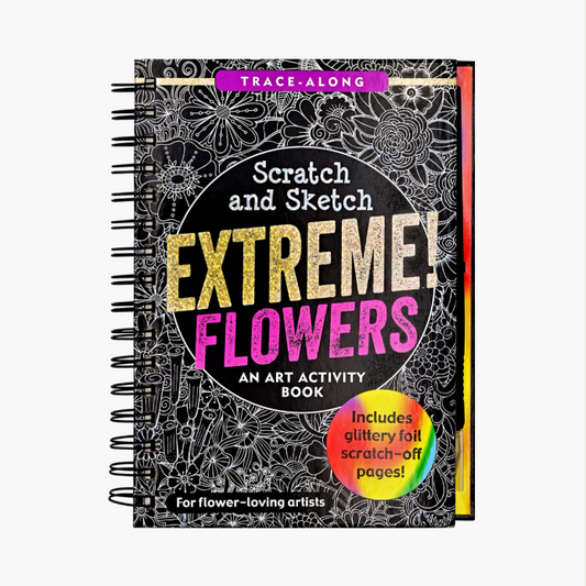 Extreme! Flowers Scratch and Sketch