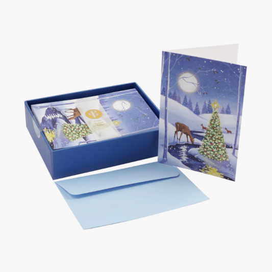 Tranquil Stream Small Boxed Holiday Cards