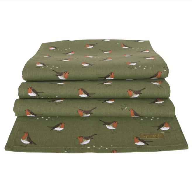 Robin Green Table Runner