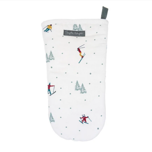 Skiing Oven Mitt