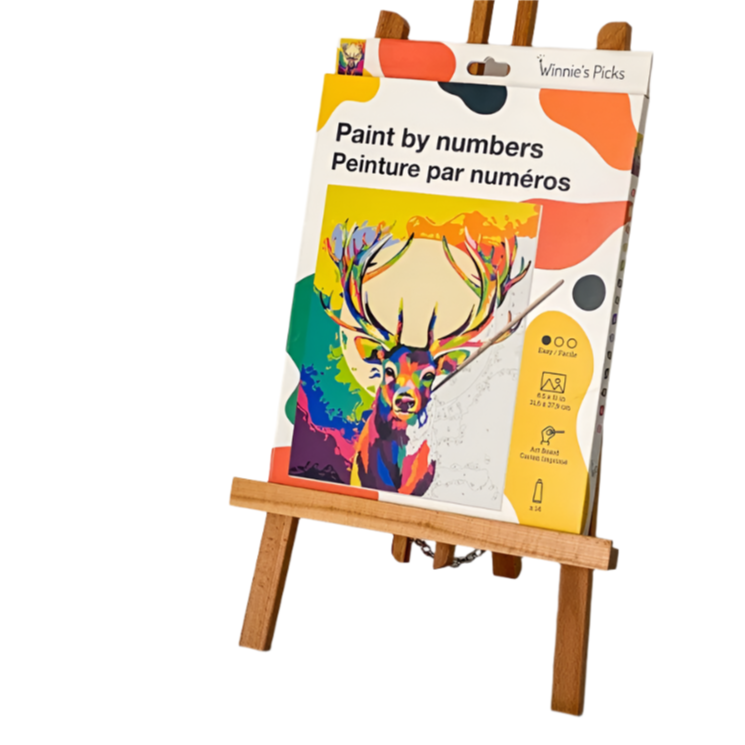 The Blazing Forest Kingunder the Italian Sun | Board Paint By Numbers Kit For Adults