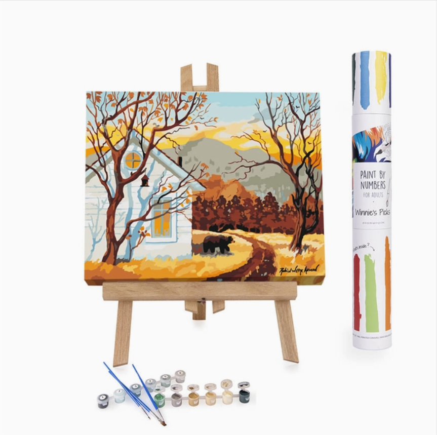 Winter's Visitor - Paint By Numbers Kit - Christmas Decor