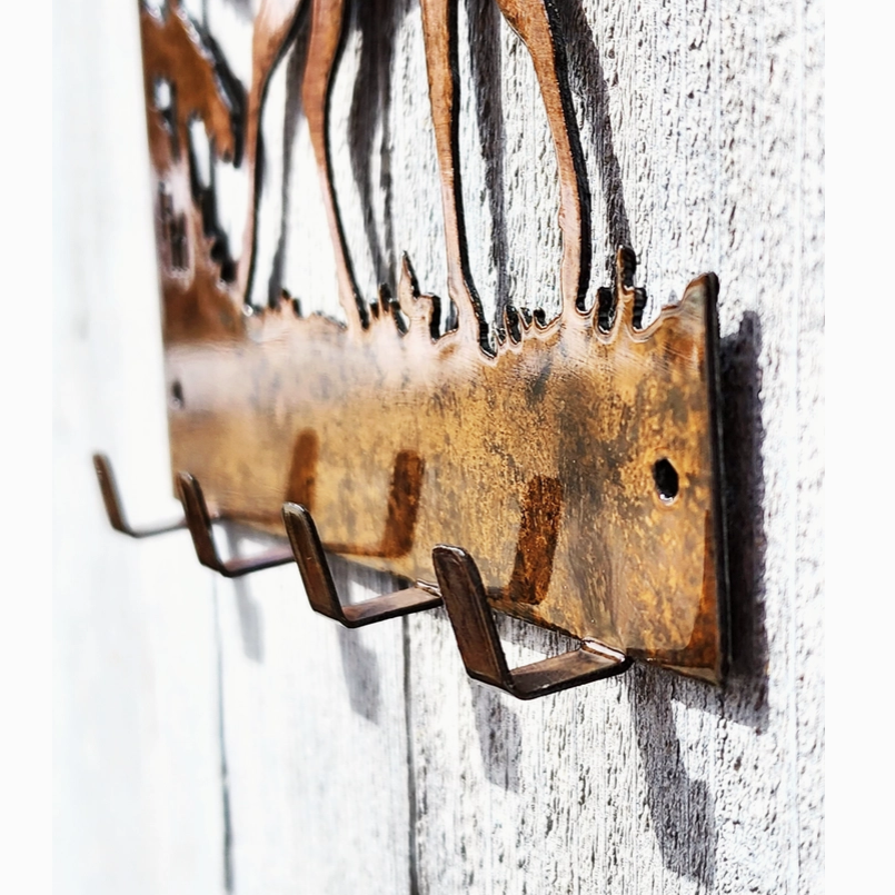 Key Wall Holder Copper Deer Hunter