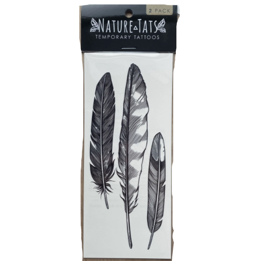 Feather Finds Temporary Tattoo