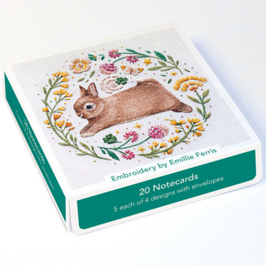 Embroidery Florals Card Set