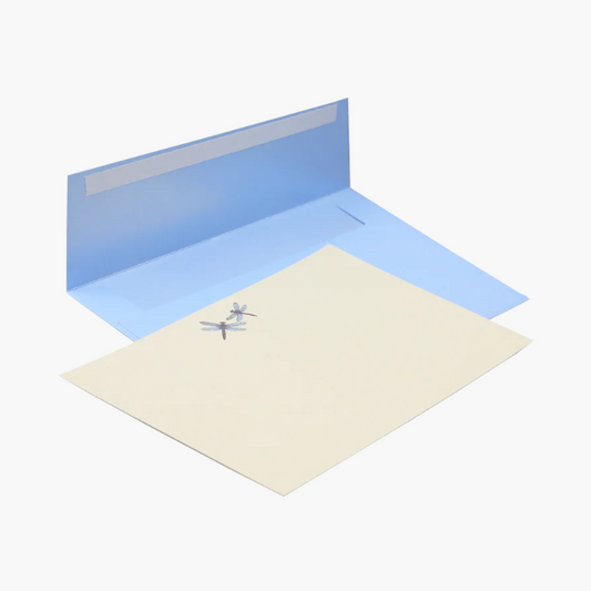 Blue Dragonflies Correspondence Cards