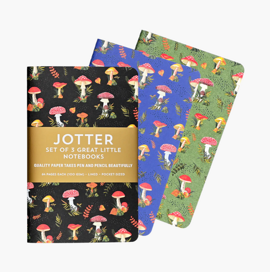 Jotter Mini Notebook Sets: Mushrooms
