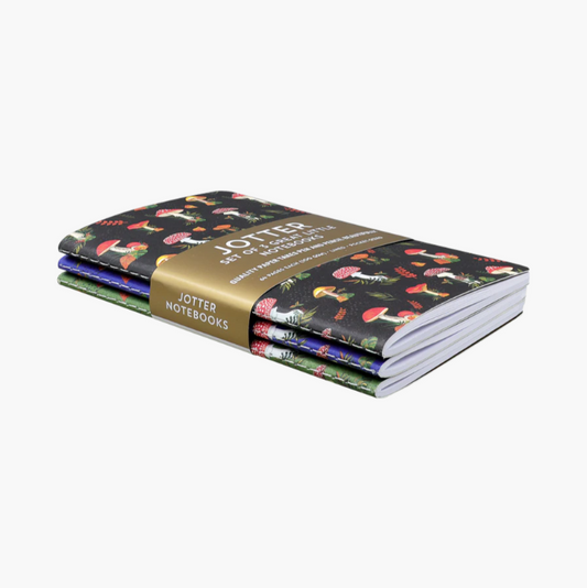 Jotter Mini Notebook Sets: Mushrooms