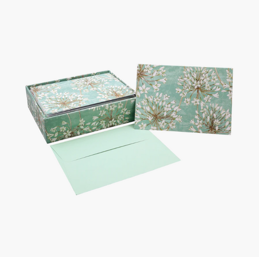 Allium Blossoms Note Cards