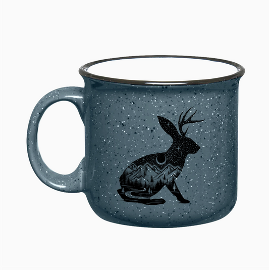 Jackalope Ceramic Campfire Mug