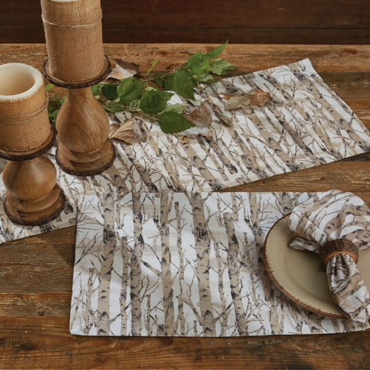 Birch - Forest Table Runner - 36"L