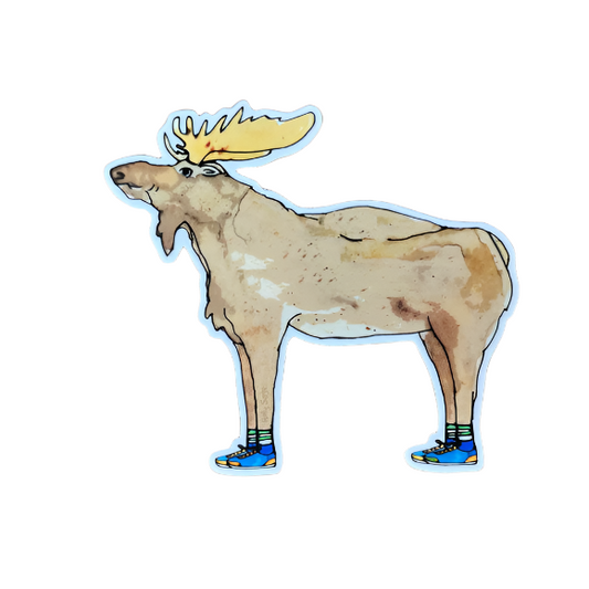 Moose on Sneakers