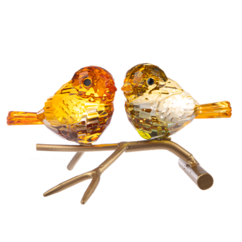 Graceful Birds on Branch