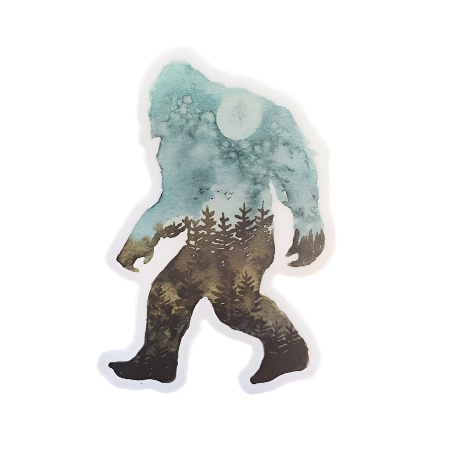 Big Foot Sasquatch Vinyl Sticker